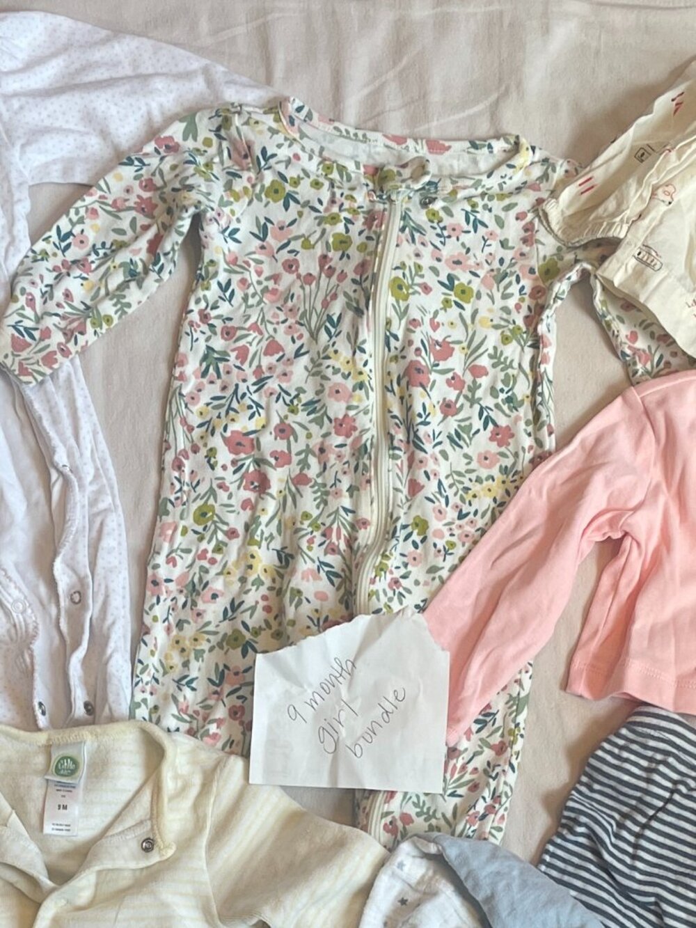 Nine (9) Month Baby Girl Clothing Bundle - Picture 3 of 8